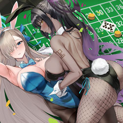 This is a pixiv picture whose title is 一之瀬アスナ x  角楯カリン.