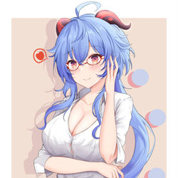This is a pixiv picture whose title is 甘雨.
