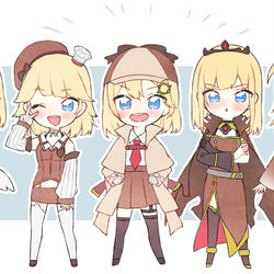 This is a pixiv picture whose title is The detective is good at disguis.