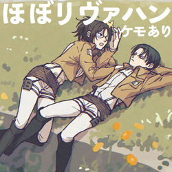 This is a pixiv picture whose title is リヴァハンらくがきまとめ5.