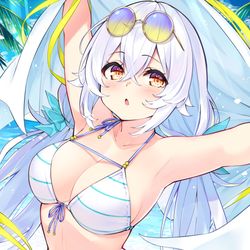 This is a pixiv picture whose title is 水着ラプアさん.