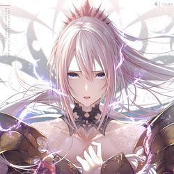 This is a pixiv picture whose title is I want to touch you..