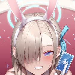 This is a pixiv picture whose title is バニーアスナ.