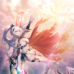 This is a pixiv picture whose title is 薪炎の律者.