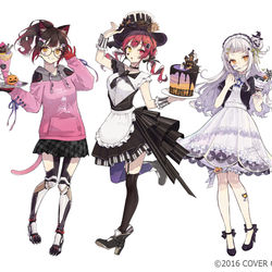 This is a pixiv picture whose title is ファミマ×ホロライブ.