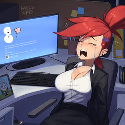 This is a pixiv picture whose title is more Office Frankie foster.