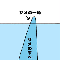 This is a pixiv picture whose title is no.1441 『 サメの一角 』.
