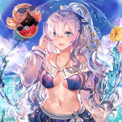 This is a pixiv picture whose title is 水着アナスタシア.
