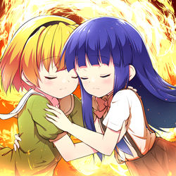 This is a pixiv picture whose title is 永遠に2人きり.