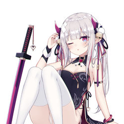 This is a pixiv picture whose title is Viola Alyssum.