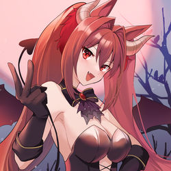 This is a pixiv picture whose title is ハロウィンダイワスカーレット.