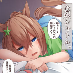 This is a pixiv picture whose title is だるいタイキシャトル.