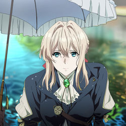 This is a pixiv picture whose title is ヴァイオレット　模写54枚目.