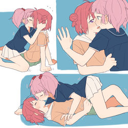 This is a pixiv picture whose title is ちなあか.