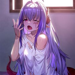 This is a pixiv picture whose title is 寝起きメルちゃん.