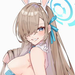 This is a pixiv picture whose title is バニーアスナ.