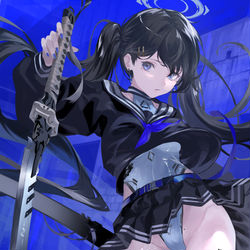This is a pixiv picture whose title is Blue.