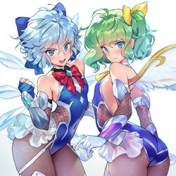 This is a pixiv picture whose title is チルノと大妖精.