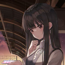 This is a pixiv picture whose title is 🕖退勤時間ですね。.