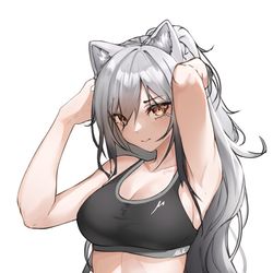 This is a pixiv picture whose title is Sportswear Schwarz.