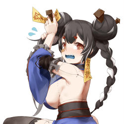 This is a pixiv picture whose title is 黑岛麻由.
