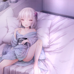 This is a pixiv picture whose title is ロリババアのエロ漫画表紙.