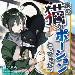 This is a pixiv picture whose title is 【お仕事】家の猫がポーションとってきた。.