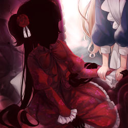 This is a pixiv picture whose title is 60日目、シャドーハウス.