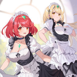 This is a pixiv picture whose title is 女仆神剑.