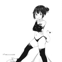 This is a pixiv picture whose title is 空手少女 VS 魅魔 2【预告】.