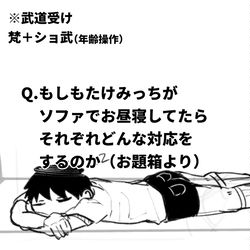 This is a pixiv picture whose title is 梵＋ショ武  もしもシリーズ1.