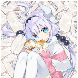 This is a pixiv picture whose title is カンナちゃんと牛乳パン.