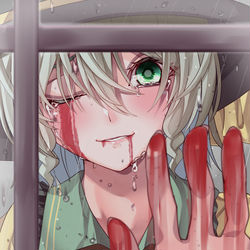 This is a pixiv picture whose title is 今、あなたの後ろにいるの.