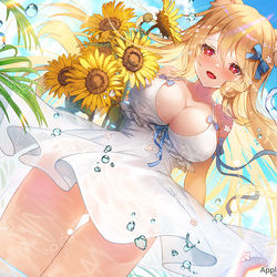 This is a pixiv picture whose title is 夏.