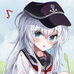 This is a pixiv picture whose title is 「司令官、見てたのかい？」.