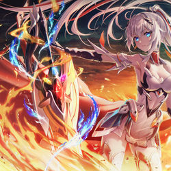 This is a pixiv picture whose title is AWAKE.