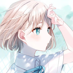 This is a pixiv picture whose title is 日差し.