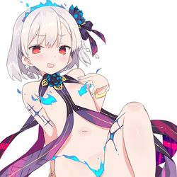 This is a pixiv picture whose title is 👙🎃.