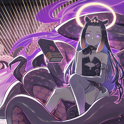 This is a pixiv picture whose title is Ina of the Forehead.