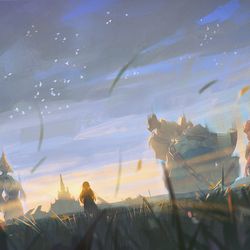 This is a pixiv picture whose title is 「行け！」.