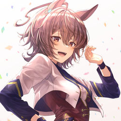 This is a pixiv picture whose title is タキオン！.