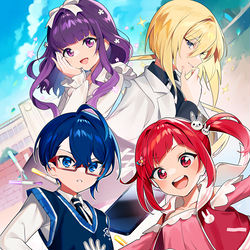 This is a pixiv picture whose title is 【お仕事】「虹色探偵団シリーズ① 黄金ダイヤはだれの手に」.