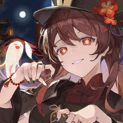 This is a pixiv picture whose title is 胡桃.