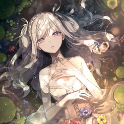 This is a pixiv picture whose title is Ophelia.