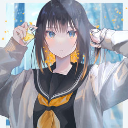 This is a pixiv picture whose title is 金木犀.