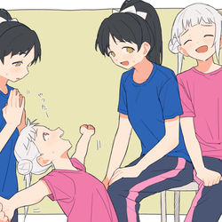 This is a pixiv picture whose title is 椅子取りゲーム.