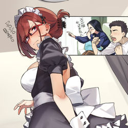 This is a pixiv picture whose title is 近視の姉＃26.