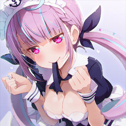 This is a pixiv picture whose title is [skeb] ⚓湊あくあちゃん.
