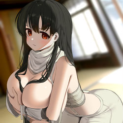 This is a pixiv picture whose title is 霞.