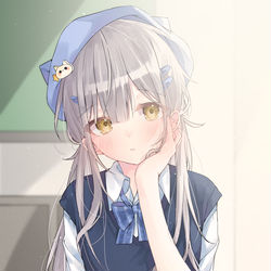 This is a pixiv picture whose title is 授業つまらないなぁ….